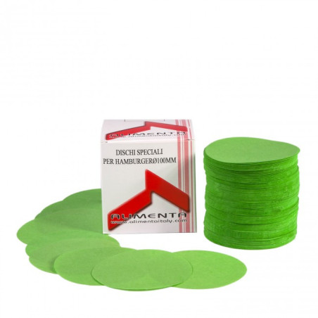 Disco de Papel Diámetro 100 mm Verde 500 gr.